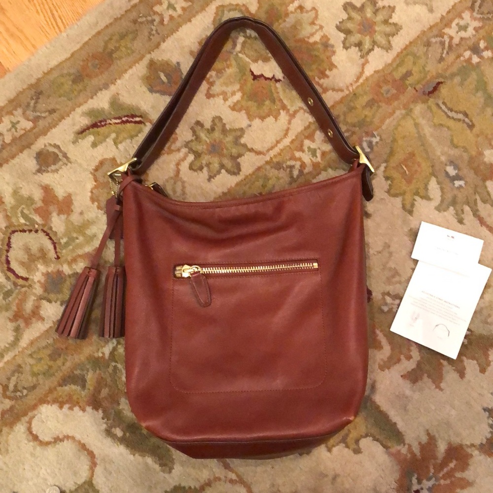Leather Coach Bag